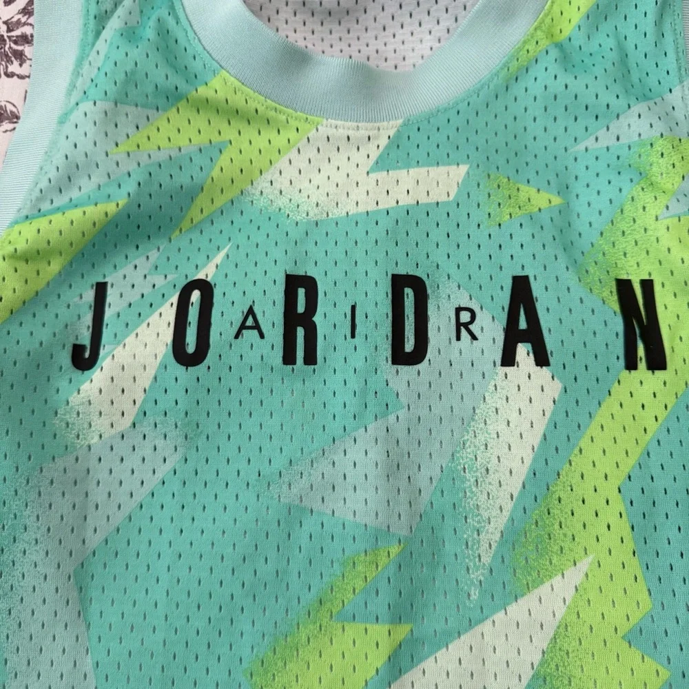 Jordan Mint Green Mesh Tank size S